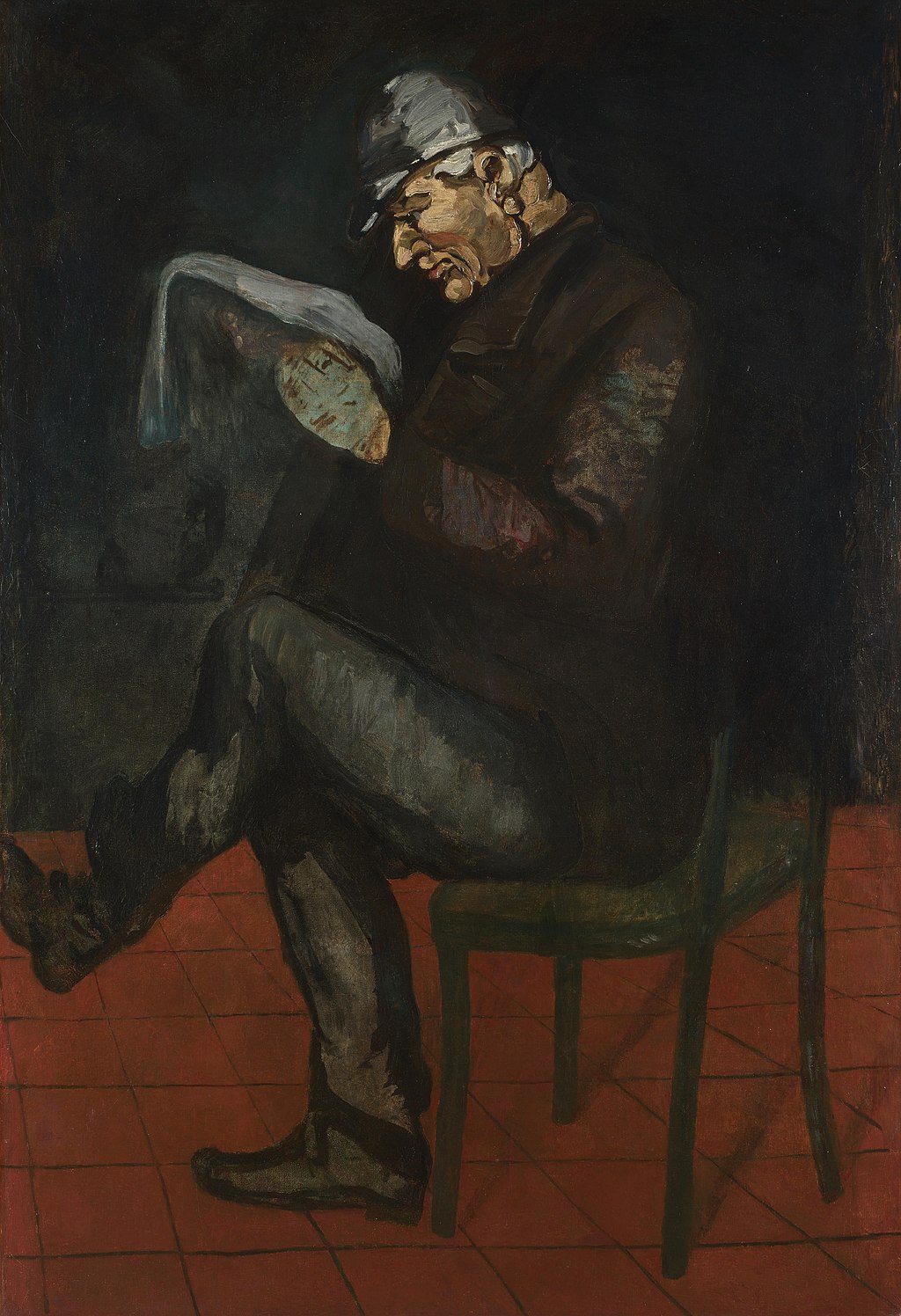 The Painter's Father, Louis-Auguste Cezanne in Detail Paul Cezanne